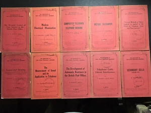 30 Institution of Post Office Electrical Engineers 1930 Manuals-Publications - Imagen 1 de 8