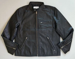 Coach Leather Racer Jacket WORLDWIDE SHIPPING FTP 5072 - Picture 1 of 12