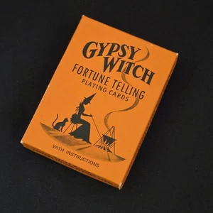 Carte da gioco Gypsy Witch Tarocchi Fortune Telling US Playing Card Co scatola originale - Foto 1 di 11