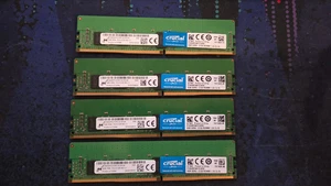 16GB KIT Crucial 1RX8 PC4-2133P-RDB-10 CT4G4RFS8213.9FB1 - Picture 1 of 1
