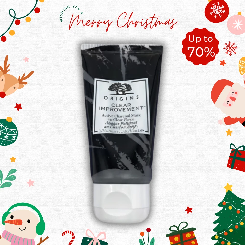 Origins Clear Improvement Active Charcoal Mask 50ml X4