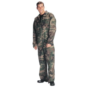 Rothco Flightsuits - Woodland Camo - Picture 1 of 2