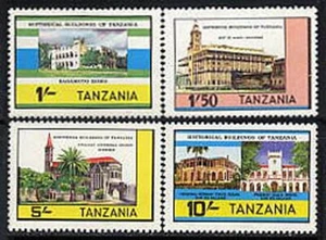 GTSTAMPS Tansania Sc #233-36 postfrisch 1983 - Historische Gebäude Tansanias - Bild 1 von 1