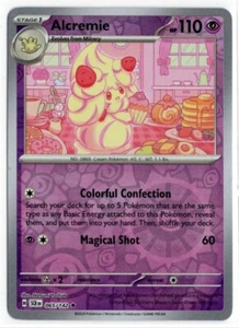Pokemon Stellar Crown Reverse Holo 065/142 Alcremie - Picture 1 of 2