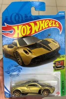 Hot Wheels Pagani Huayra, [Gold] 244/250 Exotics 10/10 . - Image 1 of 3
