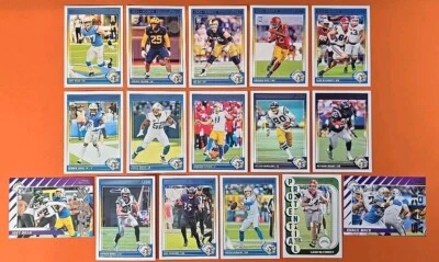 🟡🔵 2024 Score Football Team Set Los Angeles Chargers + Inserts (16 Cards) 🟡🔵 - Image 1 of 4