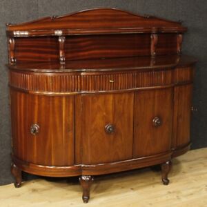 Sideboard mahogany wood French furniture living room dresser 20th century 900