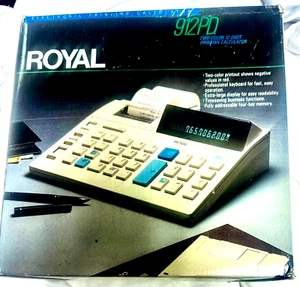Royal 912PD Electronic Accounting Calculator Printer Receipt - NEW - VINTAGE - Picture 1 of 10