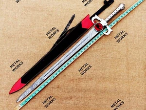 Damascus Thundercat Lionio Sword of Omens Fully Handmade Replica With Sheath. - Picture 1 of 7