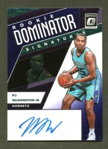 2019-20 Donruss Optic PJ Washington Jr Rookie Dominator Auto Purple /29 Hornets - Picture 1 of 2
