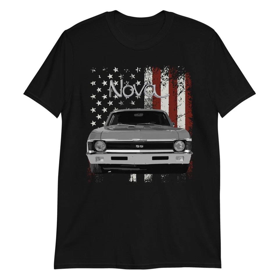 1972 Chevy Nova Classic Car Short-Sleeve Unisex T-Shirt - Image 1 of 1