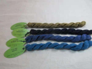 Lot of 4 Skeins Vineyard Silk Classic - Ass't Colors 30 Yards ea. G137 - Picture 1 of 3