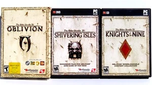 Elder Scrolls IV Vergessen, Shivering Isles, Knights of the Nine PC DVD komplett - Bild 1 von 8