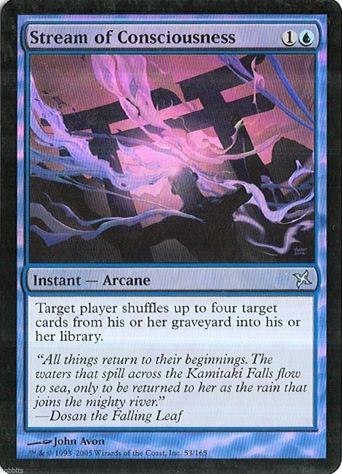 MTG - BOK - Stream of Consciousness - Foil - NM - Image 1 of 1