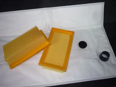 IMMER-SAUGUT HAUSMARKE Set 10 Vlies Beutel + 2 Filter passend für Menzer VC 790 PRO