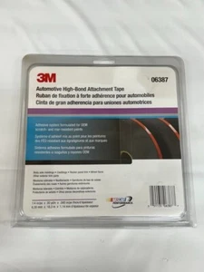 3M 06387 Automotive Acrylic Plus 45 mil Black Attachment Tape (1/4 in. x 20 yd.) - Picture 1 of 1
