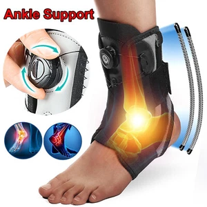 Ankle Brace Support Prevention of Sprained Ankle with Metal Springs Stabilizing - Picture 1 of 29