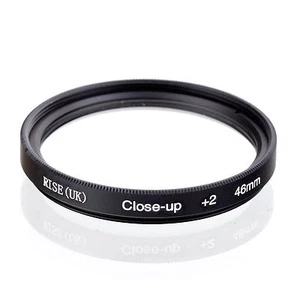 46mm +2 High Definition Close Up Macro Lens Sony Canon Nikon DSLR + FREE Pouch - Picture 1 of 10