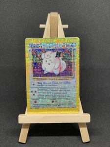 Clefairy PEGATINA Máquina Expendedora PRISMA HOLO Tarjeta Pokémon De Colección Años 90 Retro Raro - Imagen 1 de 4