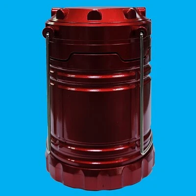 1x LED Multi Uso Linterna de Camping, Lámpara Exterior, Rojo, Azul, con Batería - Imagen 1 de 4
