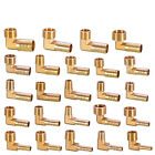 BSP Taper Thread x Hose Tail End Male 90°Connector Pipe Fuel Gas Brass Fitting