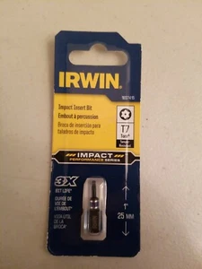 Irwin T7 Dia. x 1 in. Steel Impact Insert Bit 1/4 in. 6-Flat Shank 1 pc.(S3) - Picture 1 of 1