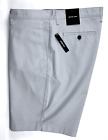 Short homme MICHAEL KORS taille 34 devant plat gris perle STRETCH Chino 74 $ NEUF