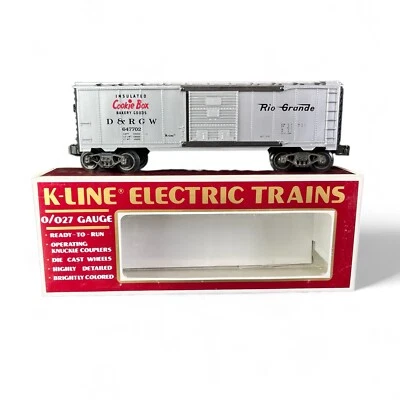 K-LINE O GAUGE D&RGW BOX CAR #K-647702~NEW in BOX - Image 1 of 4