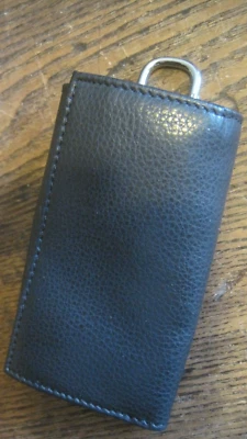 Relic Black Pebbled Leather Six Hook Snap CLOSURE Key Case W/CLIP ON - Image 1 of 2