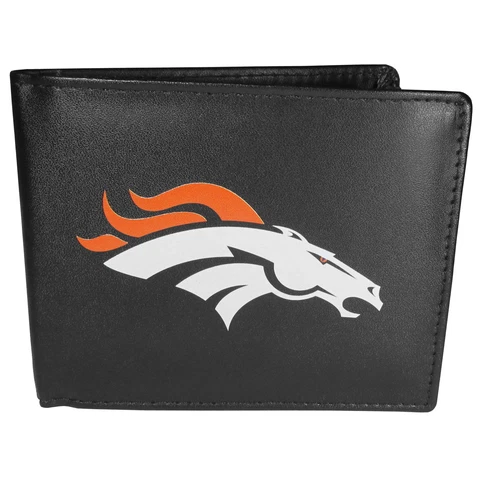 Siskiyou Sports NFL Unisex Denver Broncos Bi-fold Wallet Large Logo Cover