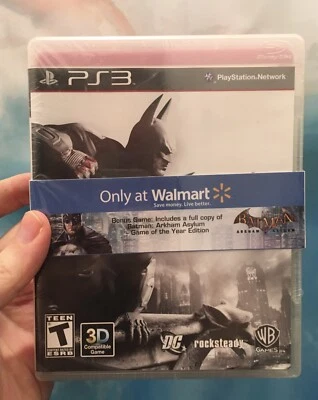 🔥 ¡NUEVO! Batman: Arkham Asylum & City exclusivo de Walmart PlayStation 3 PS3 Foto 1 de 4