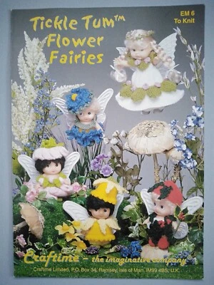 TICKLE TUMS - FLOWER FAIRIES - Outfits for 4" Impkin doll - CRAFTIME pattern EM6 - Image 1 of 4