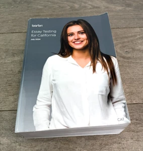 Barbri Essay Testing July 2024 California Bar Exam Review Prep Book CA - Picture 1 of 15