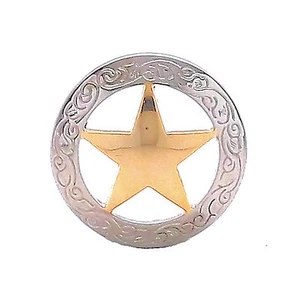 Texas Star Screwback Concho 3/4" 7465-01 - Picture 1 of 1