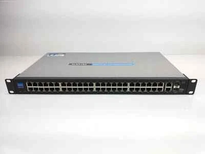 Cisco SLM248G 48 Port + 2 Port Gigabit Smart Switch LinkSys Business Series - Image 1 of 4