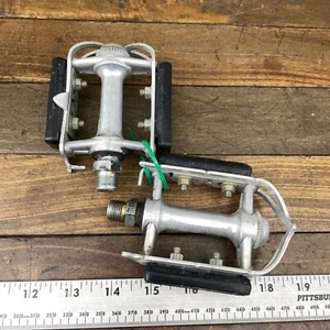 Vintage MKS Road VX Pedals Suntour RV-1 1980s Quill Race Alloy 9/16 RoadVX - Picture 1 of 12