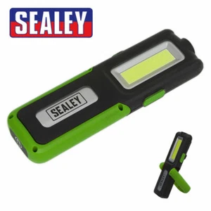 Sealey LED318G Lampada Ispezione Ricaricabile Verde 5W COB + 3W LED + Power Bank - Foto 1 di 10