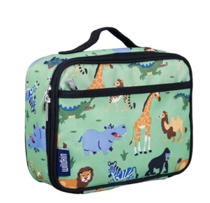 Wildkin Green Jungle Animal insulated Lunch Box Bag - Picture 1 of 1