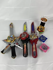 Power Rangers Ninja Steel Ninninger DX Sword Shuriken Ster Set Bundle BANDAI - Picture 1 of 5