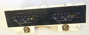pair Fisher CR-125 Cassette Deck Tape VU Metter - Picture 1 of 1