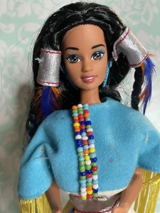 Mattel Barbie Dolls Of The World Native American  2nd Edition Barbie Doll 1993 - Picture 1 of 5
