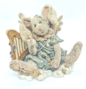 Celeste The Easter Bunny Rabbit Angel With Harp Figurine # 2230 1993 - Picture 1 of 9