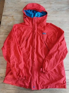 Vintage Patagonia 60/40 rot Nylon leichte Reißverschluss Regenjacke Mantel Herren Gr. XL - Bild 1 von 7