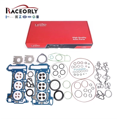 RACEORLY Engine Rebuild Gasket Kit For Audi S4 S5 Q7 Porsche EA839 2.9 3.0 DCB Foto 1 de 4