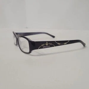 Prada VPR 15L Eyeglasses Frames Purple Plastic Rectangle Frames Italy 53-16-135 - Picture 1 of 8