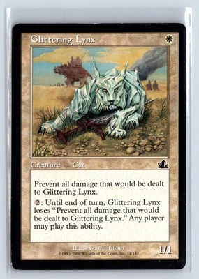 (2x) GLITTERING LYNX – MTG Magic the Gathering Card – Prophecy – Common - Image 1 of 4
