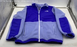 The North Face Girls Blue Long Sleeve Mock Neck Full-Zip Jacket Size XL (18) - Picture 1 of 10