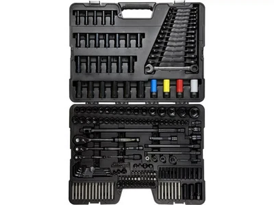 Halfords Advanced 200 Piece Socket and Ratchet Spanner Set Limited Black Edition - Image 1 of 4
