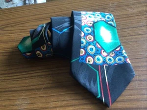 Pierre Cardin Tie~Vintage Mens Polyester Designer Abstract Pattern 9.5 X 145cm - Picture 1 of 5