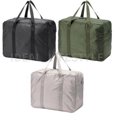 MUJI Packable водоотталкивающий горизонтальный Boston сумка черный/хаки/темно бежевый новый с Ярлыками - Изображение 1 из 4